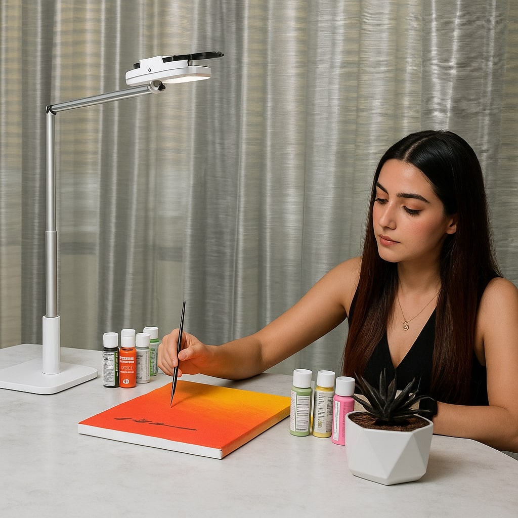 Pack TechRevolve Pro – Support Tablette & Téléphone LED