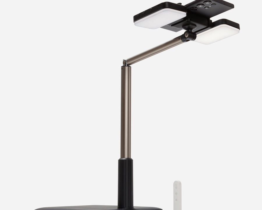 Pack support tablette et téléphone noir