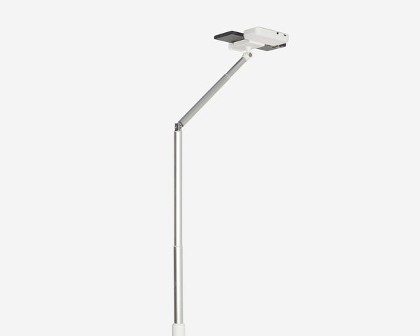 Pack support à pince blanc en vue aérienne pour téléphones