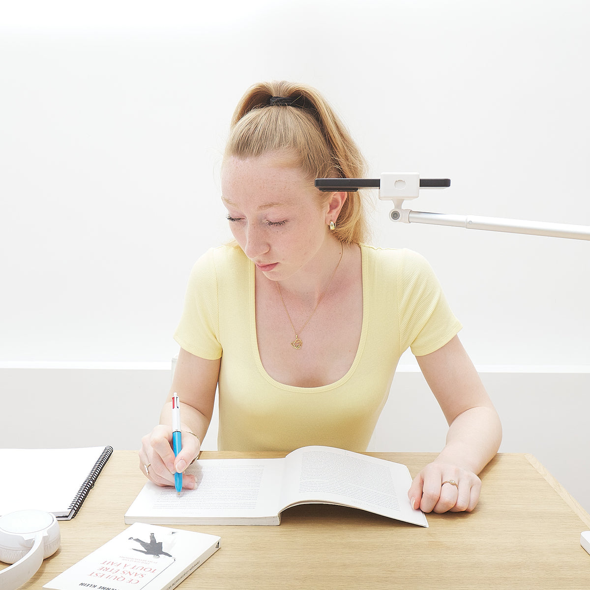 Support téléphone à clip pour table